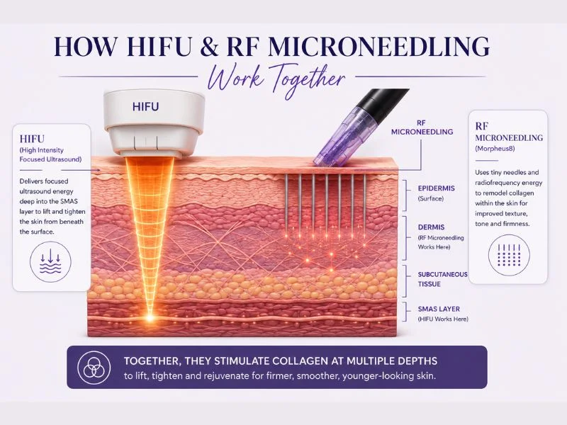 Why combined treatment is the best result with complete skin tightening treatment Shepperton Green